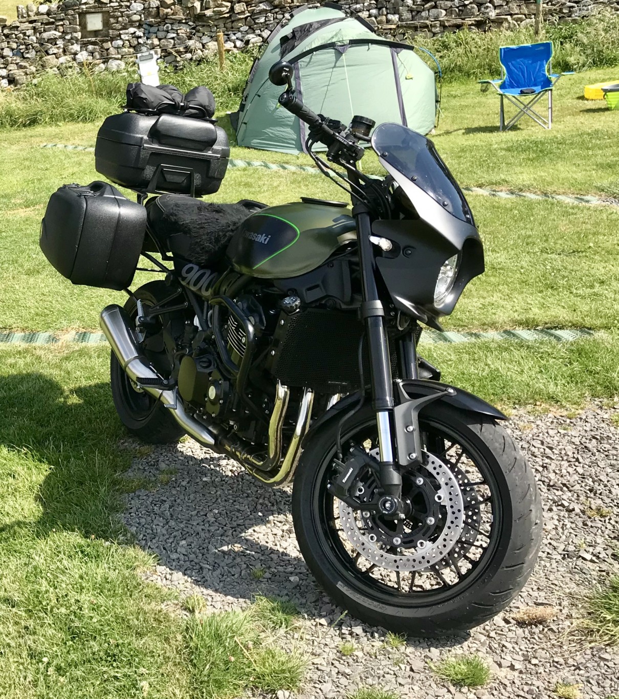 tvs luggage bike