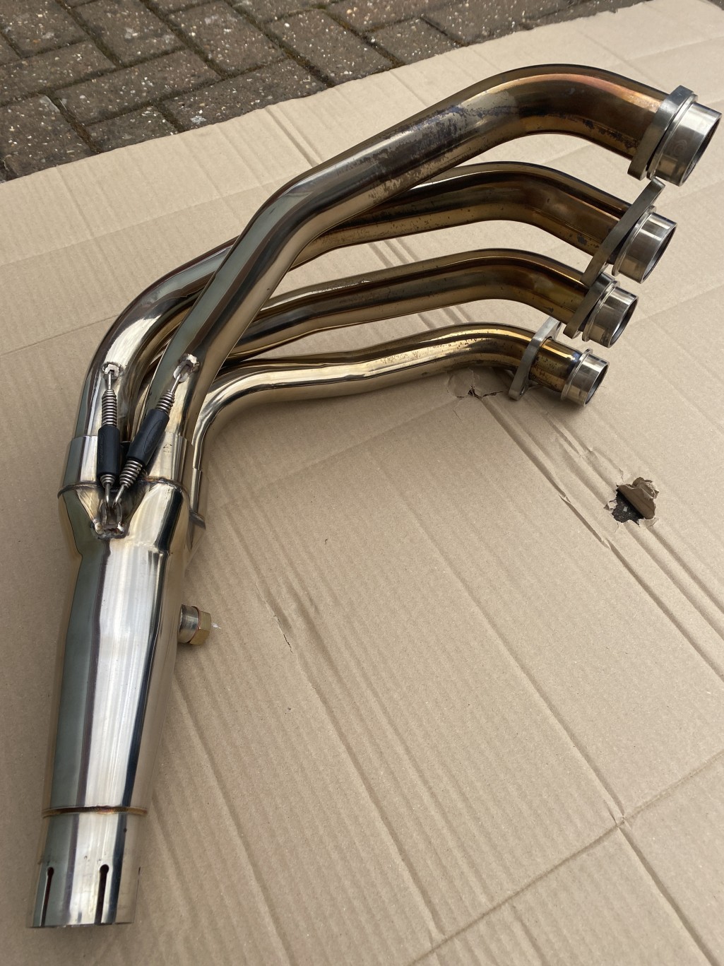 Delkevic exhaust, includes Headers, Collector and link Pipe. Items
