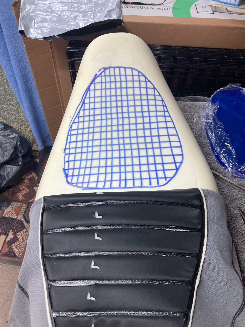 Fitted gel insert pad to standard seat Modifications, Accessories