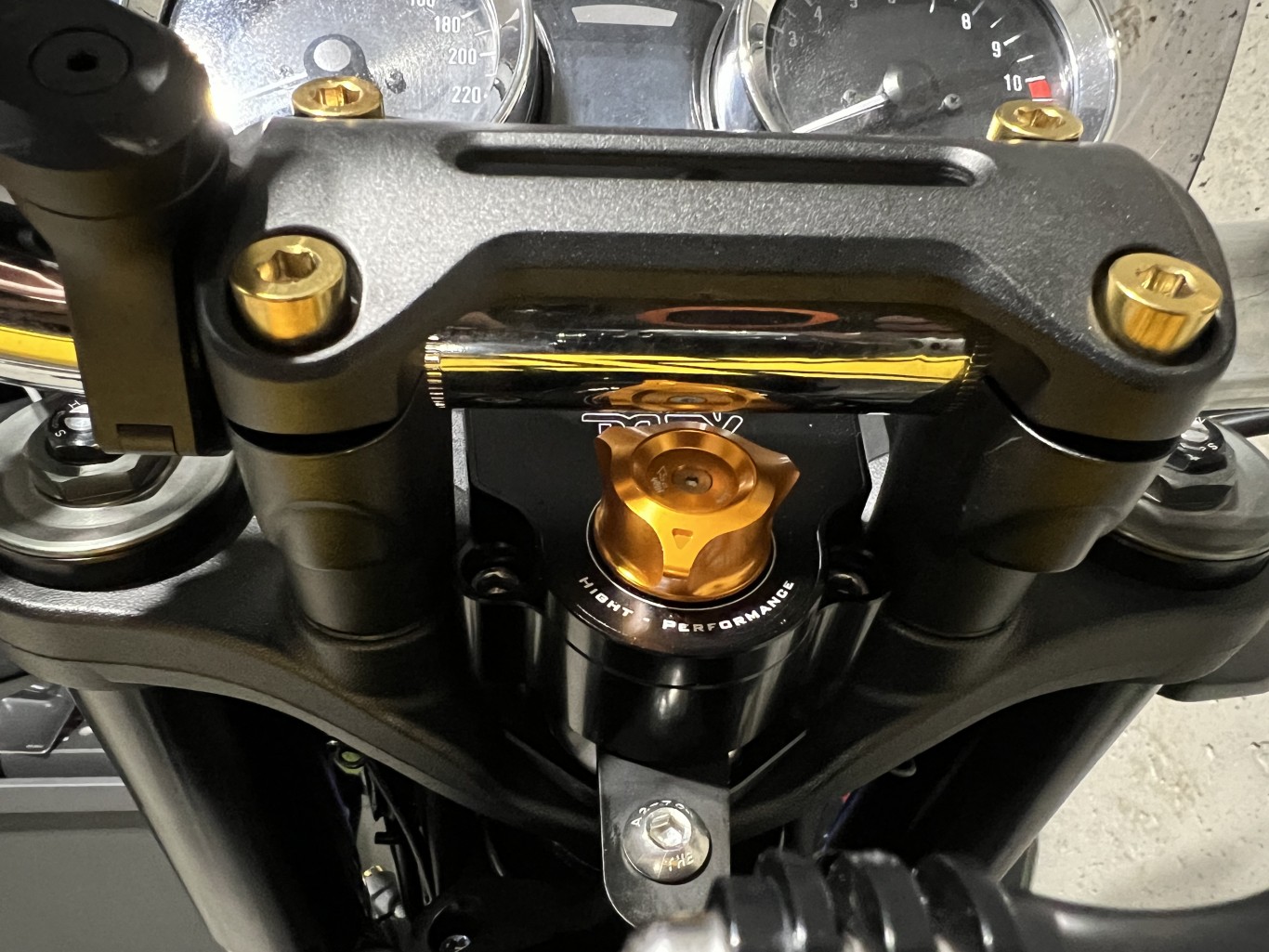 My take on the Steering Damper Modifications, Accessories, and