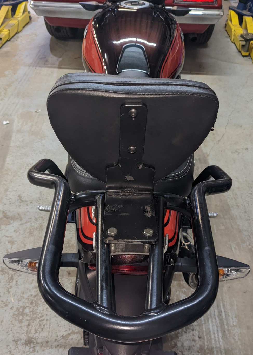 Cheap Sissy bar add on to Givi rack Modifications, Accessories, and