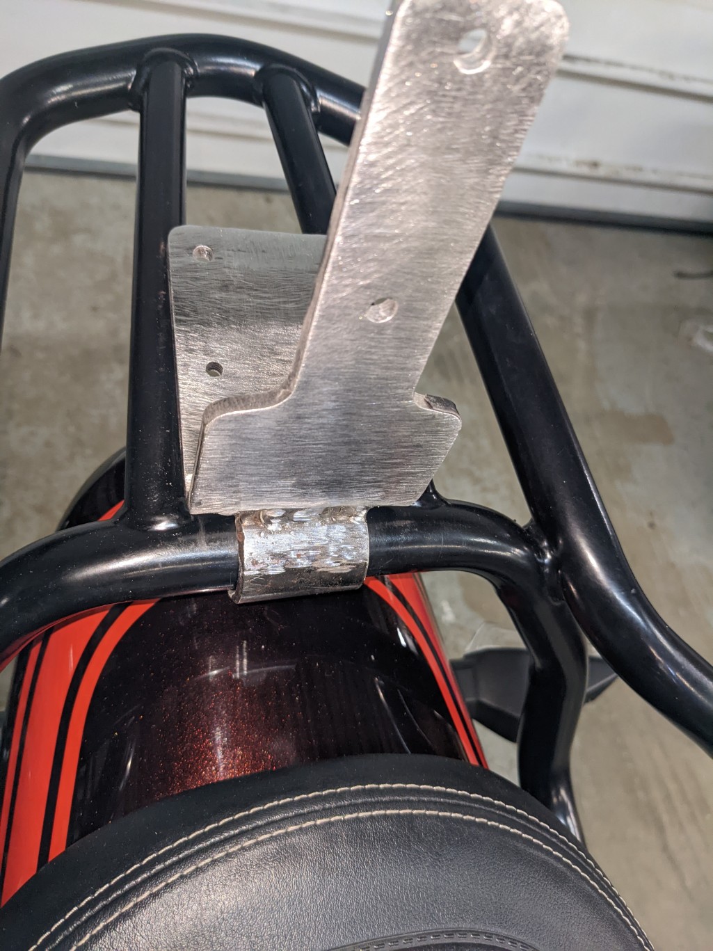 Cheap Sissy bar add on to Givi rack Modifications, Accessories, and