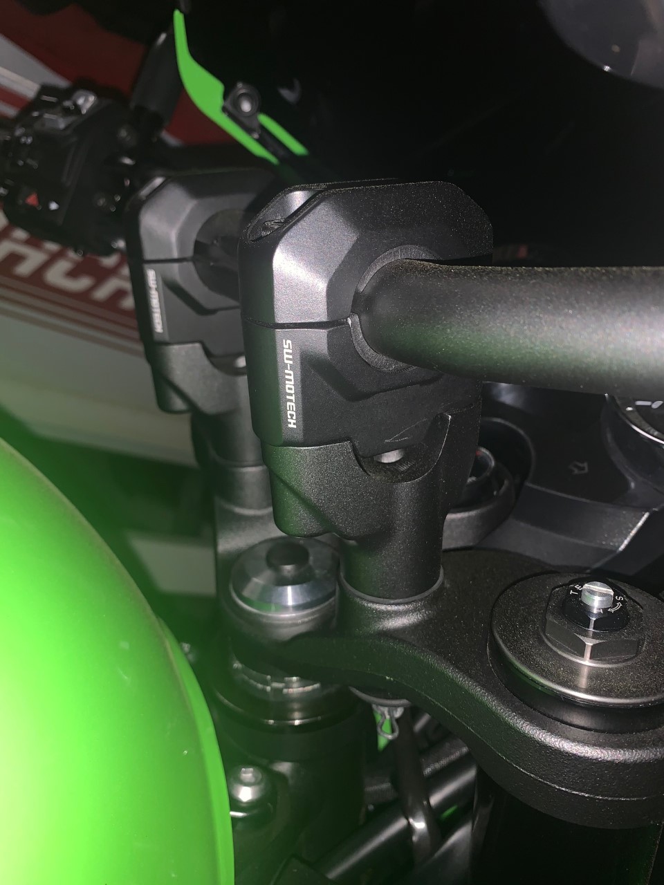 LIRU Motorcycle Handlebar Risers Mount Clamp Adapter Extension Extender