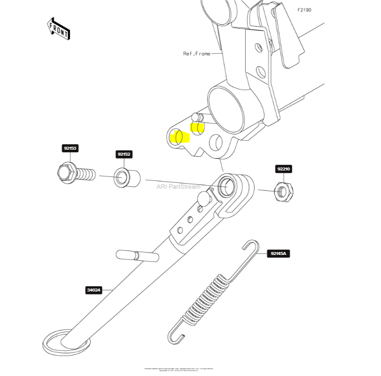 Kickstand keeps the bike to straight up page 2 Z900RS Main Chat